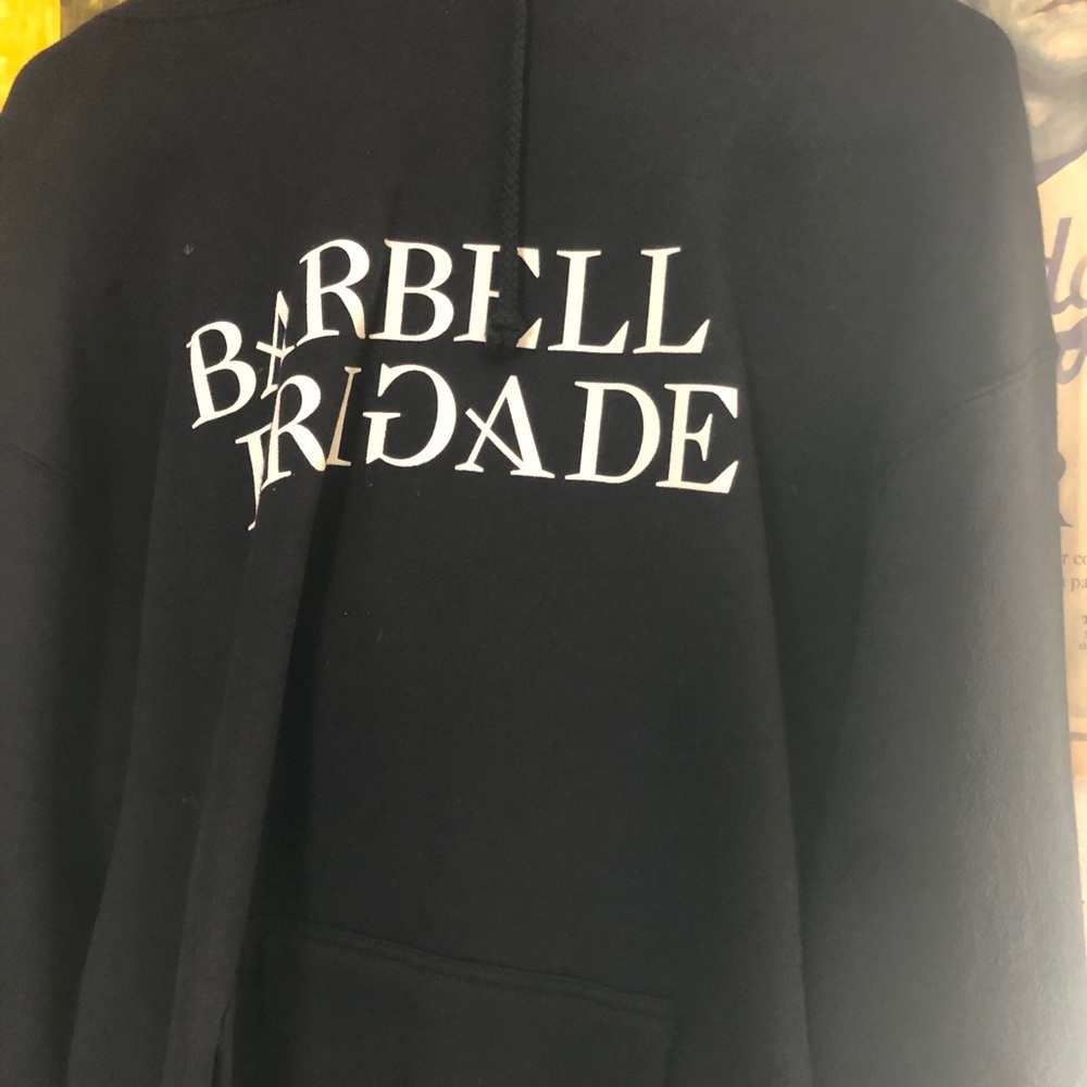 Barbell Brigade hoodie blue men’s medium